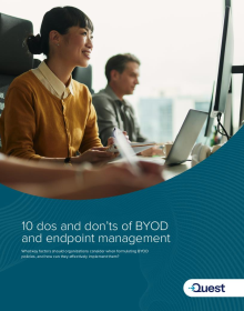 Ten dos and donts of BYOD and endpoint management