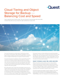 Cloud Tiering and Object Storage for Backup — Balancing Cost and Speed