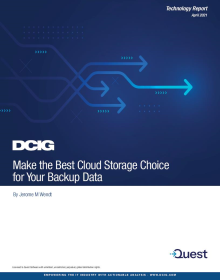 DCIG Report - Choosing the Best Cloud Storage for Data Protection
