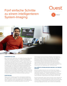 Fünf einfache Schritte zu einem intelligenteren System-Imaging