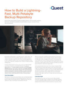 How to Build a Lightning-Fast, Multi-Petabyte Backup Repository