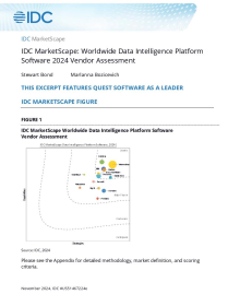 IDC MarketScape: 2024 Worldwide Data Intelligence Platform Software