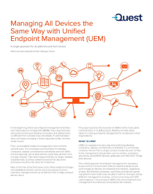 Managing All Devices with Unified Endpoint Management (UEM)
