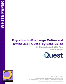 Migration to Exchange Online and Office 365: A Step-by-Step Guide