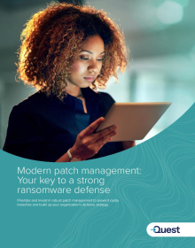 Modern patch management: The key to a strong ransomware defense