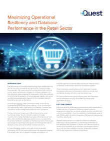 Maximizing Operational Resiliency and Database Performance in the Retail Sector