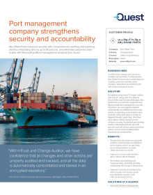 Abu Dhabi Ports Fortifies Security & Accountability with Quest Solutions