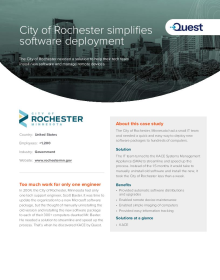 City of Rochester simplifies software deployment