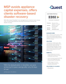 MSP avoids appliance capital expenses, offers clients software-based disaster recovery