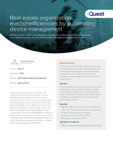 Real estate organization automates device management boosting user satisfaction to 90%