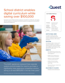 School district enables digital curriculum while saving $100,000