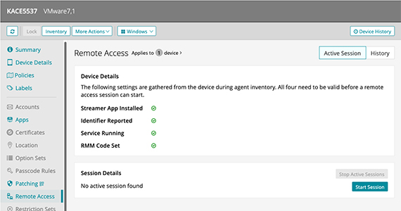 Remote Access with cloud-based patch management software